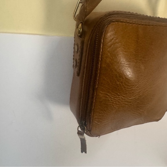 Madewell Leather Square Satchel Bag Shoulder Crossbody Zip Satchel Minimalist - Picture 8 of 16